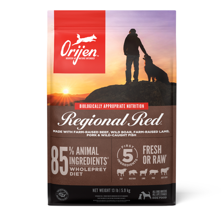 Orijen regional red hot sale freeze dried dog food